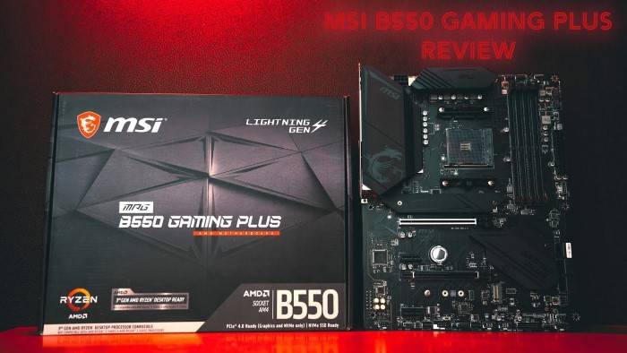 Overview of the MSI B550 Gaming Plus